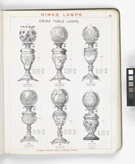 Hinks: Page from Hinks Lamps catalogue