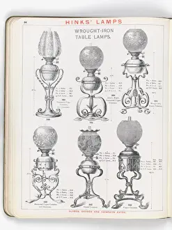 Page from Hinks Lamps catalogue