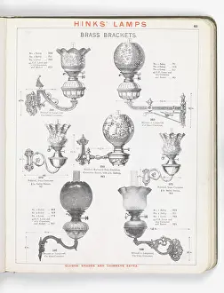 Hinks: Page from Hinks Lamps catalogue