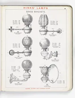 Hinks: Page from Hinks Lamps catalogue