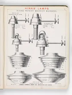 Hinks: Page from Hinks Lamps catalogue
