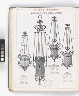 Hinks: Page from Hinks Lamps catalogue