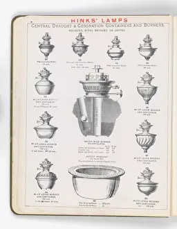 Hinks: Page from Hinks Lamps catalogue