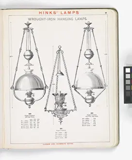 Hinks: Page from Hinks Lamps catalogue