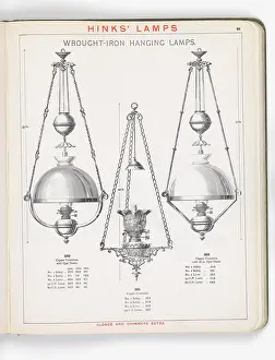Hinks: Page from Hinks Lamps catalogue