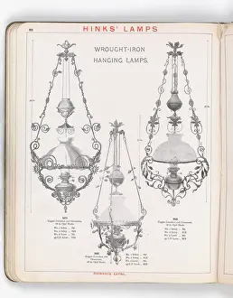 Hinks: Page from Hinks Lamps catalogue