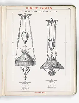 Hinks: Page from Hinks Lamps catalogue