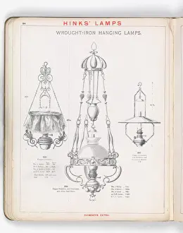 Hinks: Page from Hinks Lamps catalogue