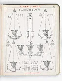 Hinks: Page from Hinks Lamps catalogue