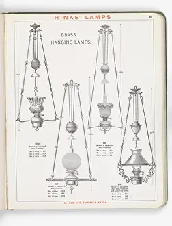 Hinks: Page from Hinks Lamps catalogue