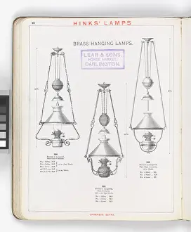 Hinks: Page from Hinks Lamps catalogue