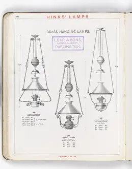 Hinks: Page from Hinks Lamps catalogue