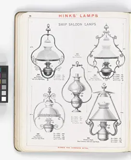 Hinks: Page from Hinks Lamps catalogue