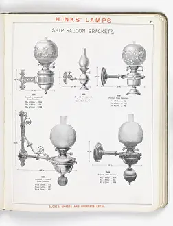 Hinks: Page from Hinks Lamps catalogue