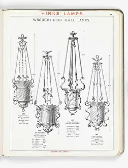Hinks: Page from Hinks Lamps catalogue