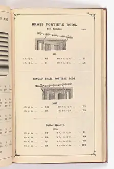 Fingerplate: Page from Illustrated Catalogue of Machine-Made and Cast Ca