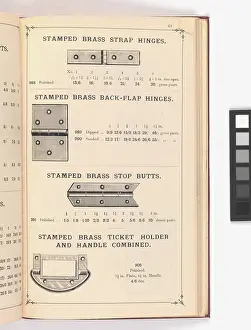 Hinge: Page from Illustrated Catalogue of Machine-Made and Cast Ca