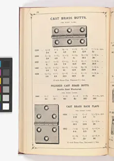 Hinge: Page from Illustrated Catalogue of Machine-Made and Cast Ca