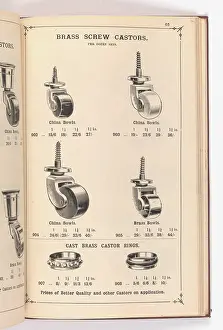 Fingerplate: Page from Illustrated Catalogue of Machine-Made and Cast Ca