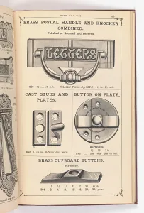 Fingerplate: Page from Illustrated Catalogue of Machine-Made and Cast Ca