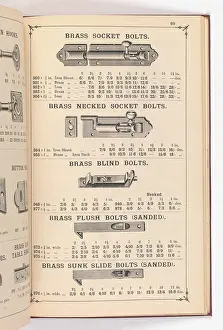 Fingerplate: Page from Illustrated Catalogue of Machine-Made and Cast Ca