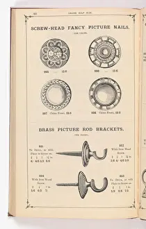 Fingerplate: Page from Illustrated Catalogue of Machine-Made and Cast Ca