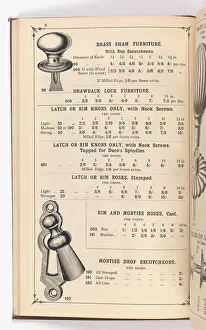 Keyhole: Page from Illustrated Catalogue of Machine-Made and Cast Ca