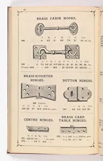 Fingerplate: Page from Illustrated Catalogue of Machine-Made and Cast Ca