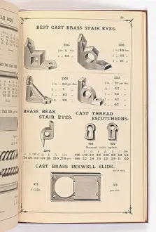 Fingerplate: Page from Illustrated Catalogue of Machine-Made and Cast Ca