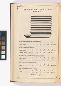 Tread: Page from Illustrated Catalogue of Machine-Made and Cast Ca
