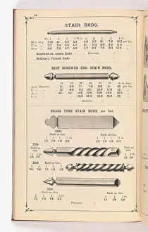 Fingerplate: Page from Illustrated Catalogue of Machine-Made and Cast Ca