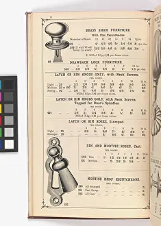Keyhole: Page from Illustrated Catalogue of Machine-Made and Cast Ca