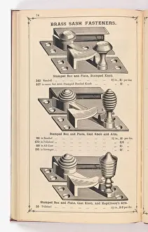 Fingerplate: Page from Illustrated Catalogue of Machine-Made and Cast Ca