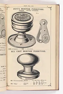 Keyhole: Page from Illustrated Catalogue of Machine-Made and Cast Ca