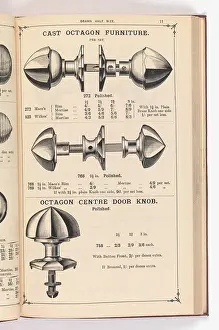 Knob: Page from Illustrated Catalogue of Machine-Made and Cast Ca
