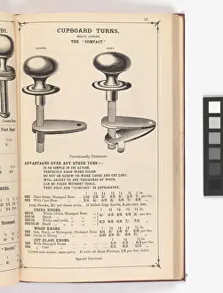 Knob: Page from Illustrated Catalogue of Machine-Made and Cast Ca
