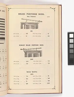 Portière: Page from Illustrated Catalogue of Machine-Made and Cast Ca