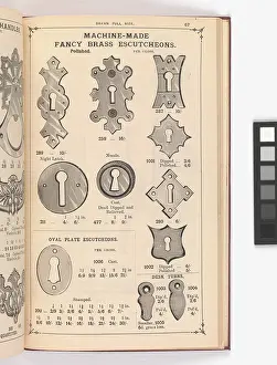 Keyhole: Page from Illustrated Catalogue of Machine-Made and Cast Ca