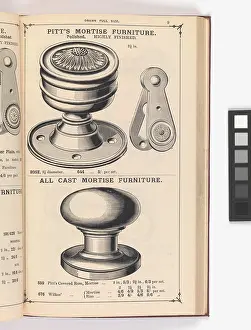 Keyhole: Page from Illustrated Catalogue of Machine-Made and Cast Ca