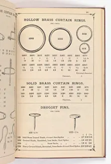 Fingerplate: Page from Illustrated Catalogue of Machine-Made and Cast Ca