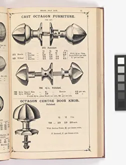 Knob: Page from Illustrated Catalogue of Machine-Made and Cast Ca