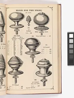 Knob: Page from Illustrated Catalogue of Machine-Made and Cast Ca
