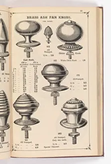 Knob: Page from Illustrated Catalogue of Machine-Made and Cast Ca