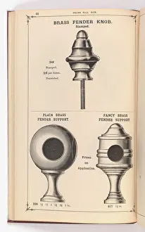 Fender: Page from Illustrated Catalogue of Machine-Made and Cast Ca