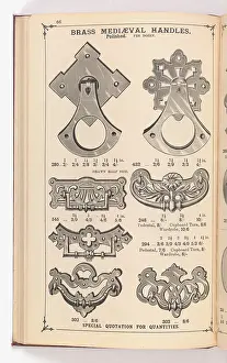Fingerplate: Page from Illustrated Catalogue of Machine-Made and Cast Ca