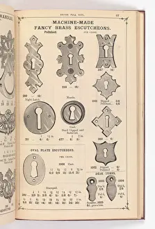 Fingerplate: Page from Illustrated Catalogue of Machine-Made and Cast Ca