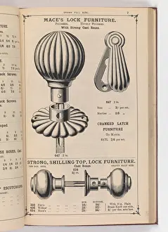 Doorknob: Page from Illustrated Catalogue of Machine-Made and Cast Ca