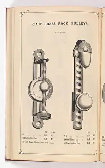 Fingerplate: Page from Illustrated Catalogue of Machine-Made and Cast Ca