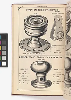 Keyhole: Page from Illustrated Catalogue of Machine-Made and Cast Ca
