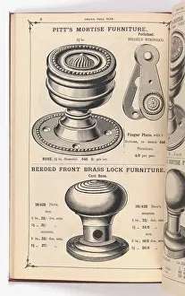 Keyhole: Page from Illustrated Catalogue of Machine-Made and Cast Ca